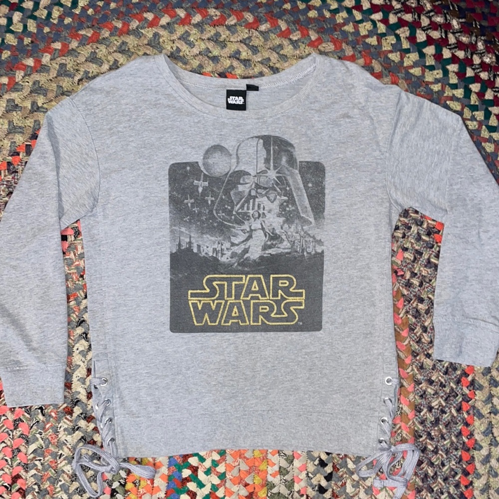 Vintage Looking Star Wars Brand Womens Sweatshirt Size Large
